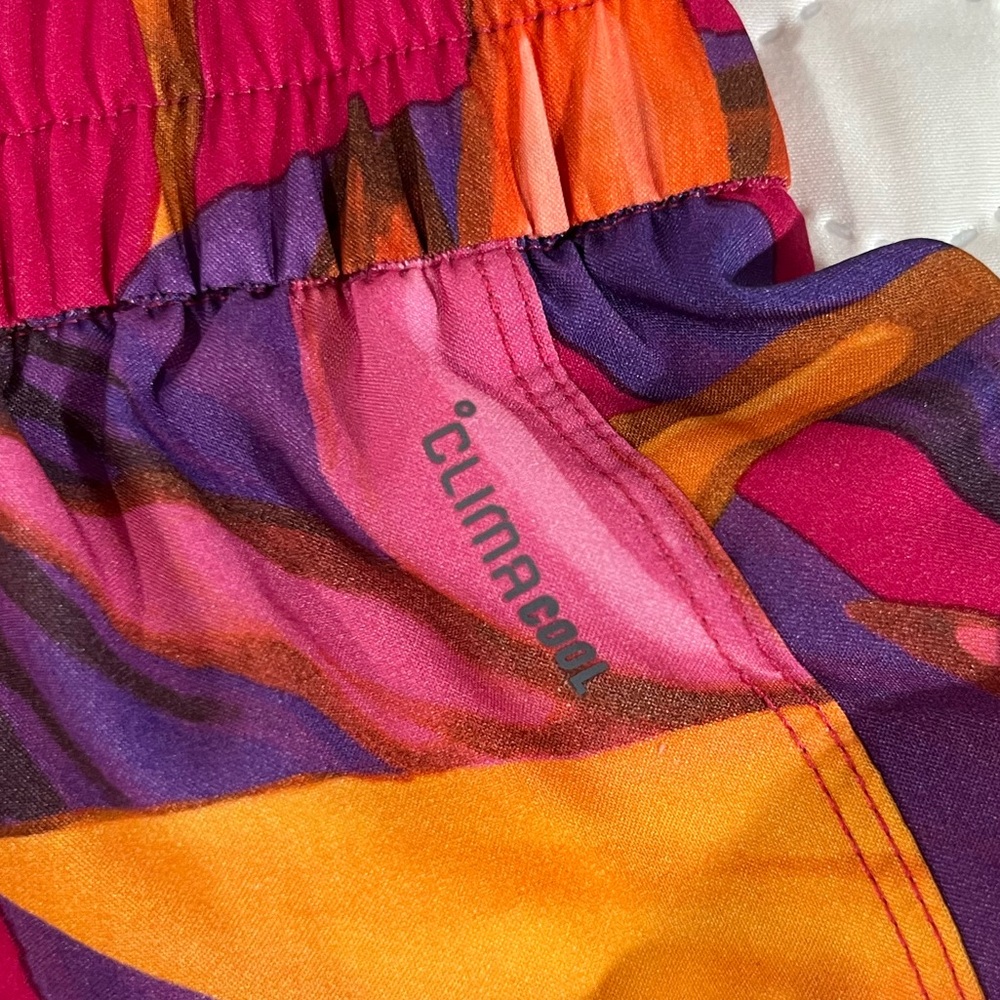 Adidas x Farm Rio Tropical Club Print Running Shorts NWT Women’s Small - Picture 5 of 11